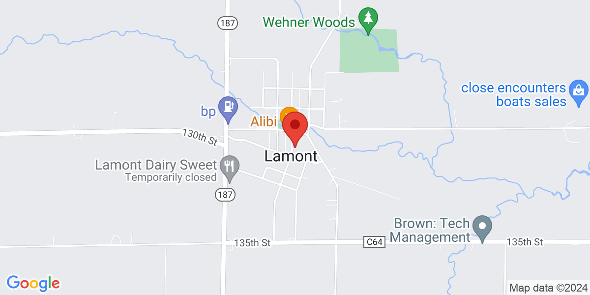 Map of Lamont Public Library